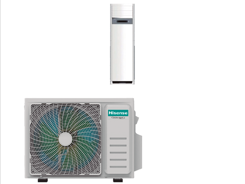 Set - Hisense columna trifásico (AUF140+AUW140)