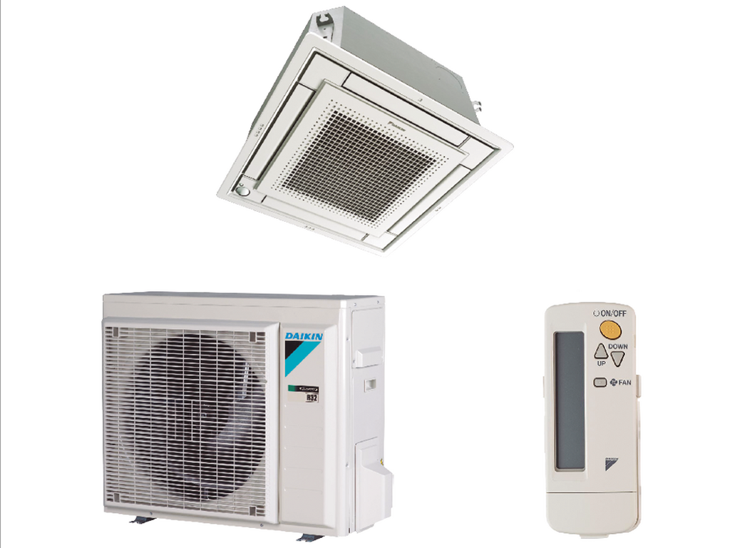 Set - Daikin cassette integrado monofásico FAS50
