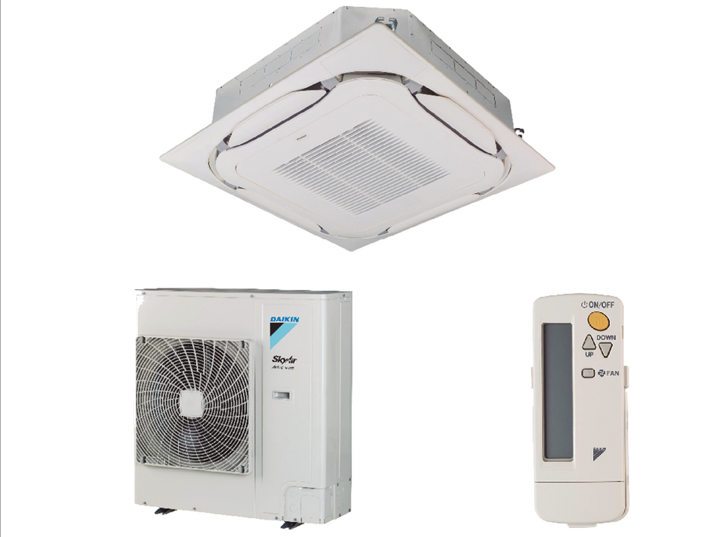 Set - Daikin cassette Round Flow monofásico ACAS125