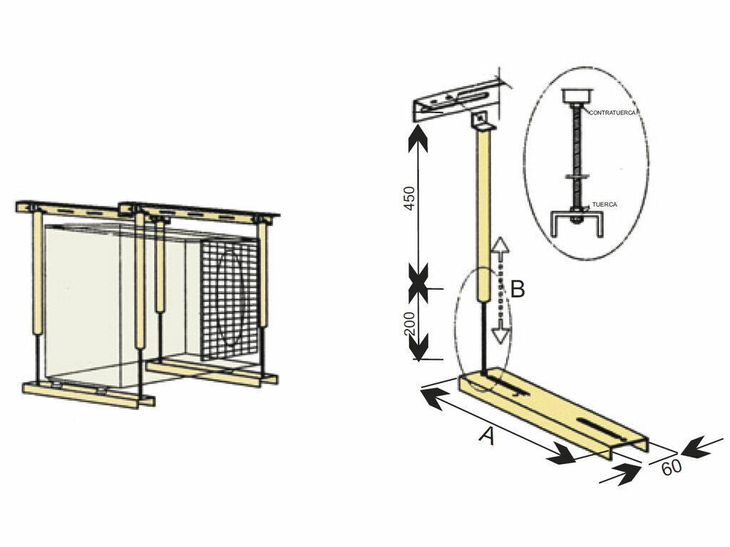 Soporte techo