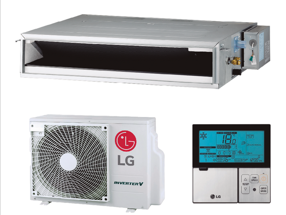 Set - LG CL18F+UUA1 conducto baja silueta confort