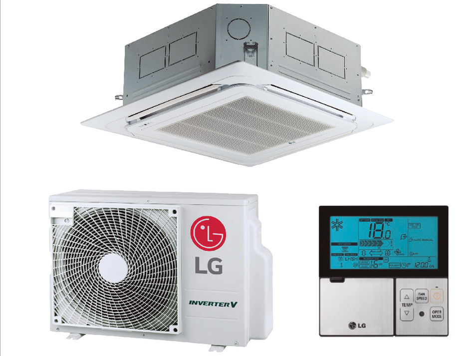 Set - LG CT09F+UUA1 cassette confort+ monofásico