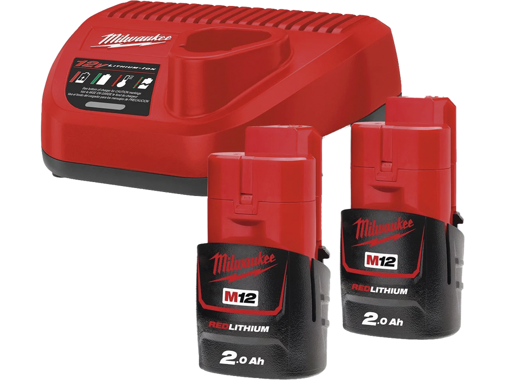 Kit 2 baterías M18B5 + cargador rápido M12-18FC