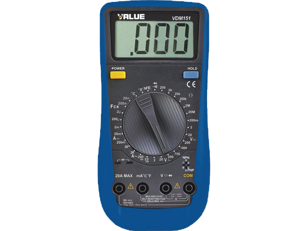 Multimetro digital value VDM-151B (OXYVDM151) – Splitmania