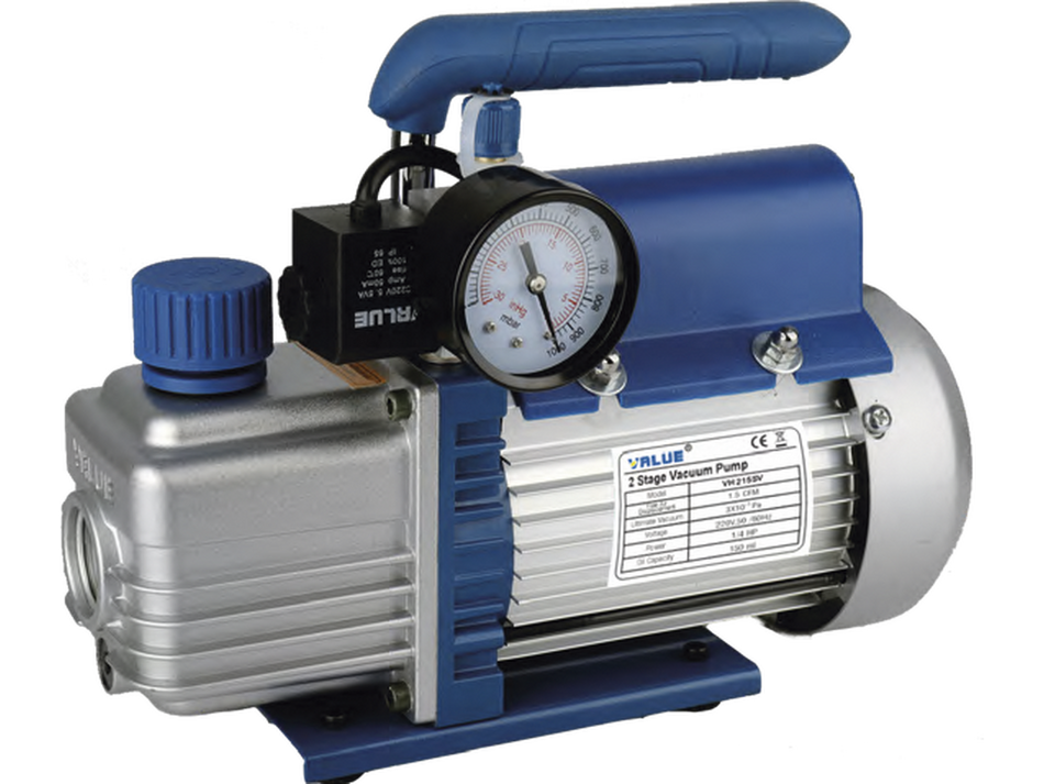 Bomba de vacío doble etapa