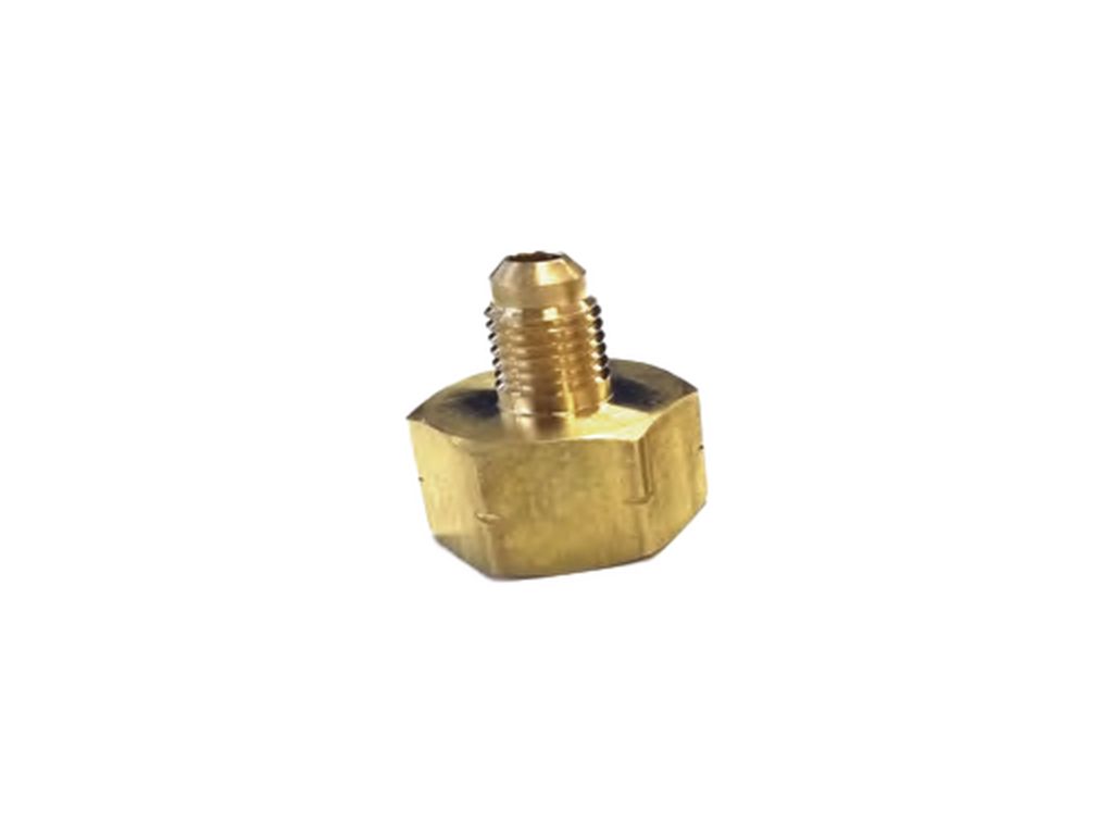 Acoplamiento botella de gas H 21,8 DCHA x M 1/4 SAE - R410A - (MVAUTY000112)